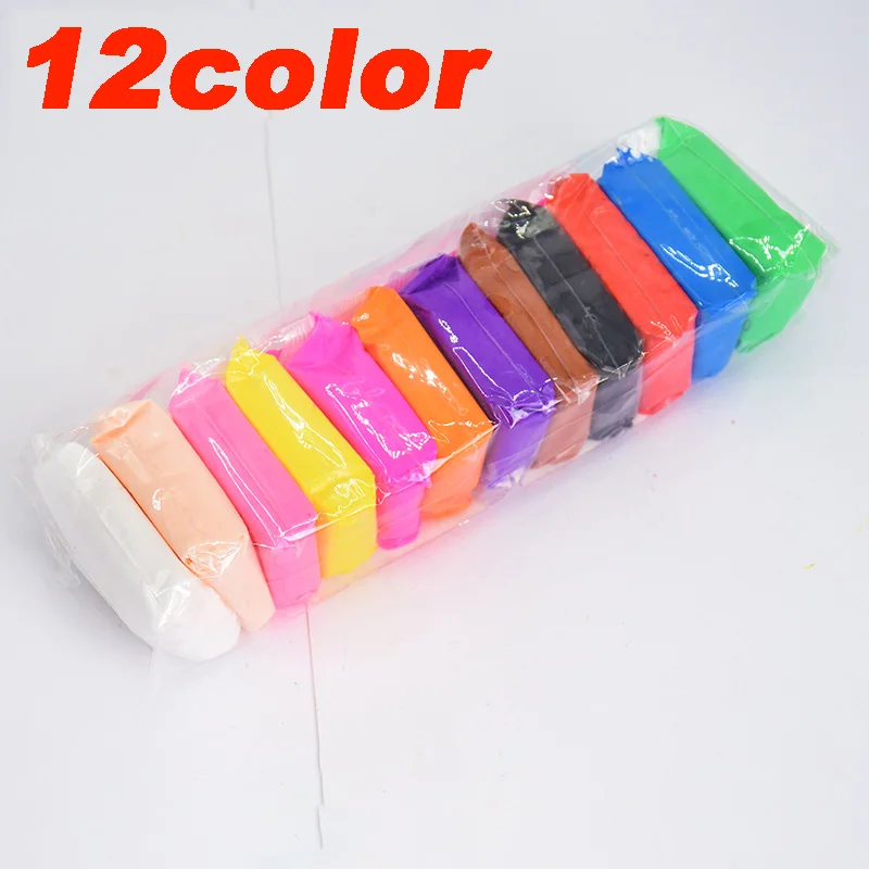 36 цветов/набор пушистая слизь шпатлевка мягкая глина антистрессовый свет