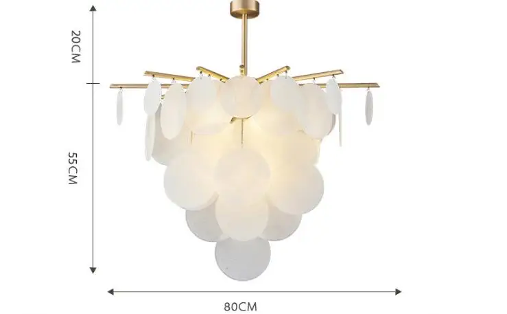 Минималистичная люстра в стиле постмодерн для спальни оригинальный креативный