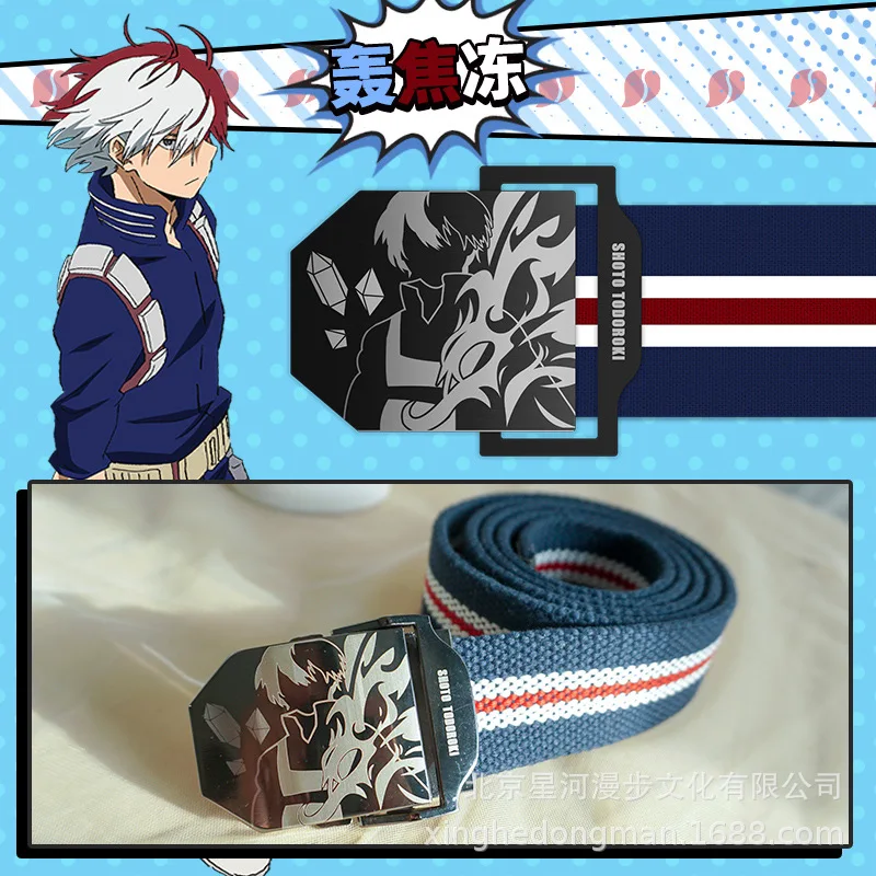 Aninme My Hero academic Todoroki Shoto Bakugou костюм кацуки для косплея из сплава холщовый пояс с