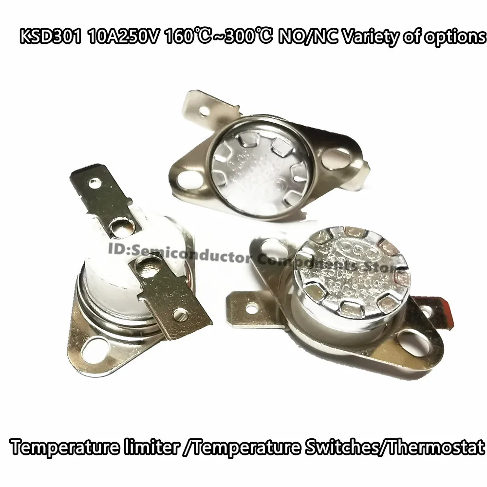 10 шт. KSD301 10A 150 160 170 180 190C нормально разомкнутый Температура переключатель датчика