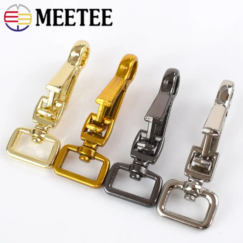 Meetee 2/4 шт. сумка с застежкой карабином для ключей DIY на ремне багажный ошейник