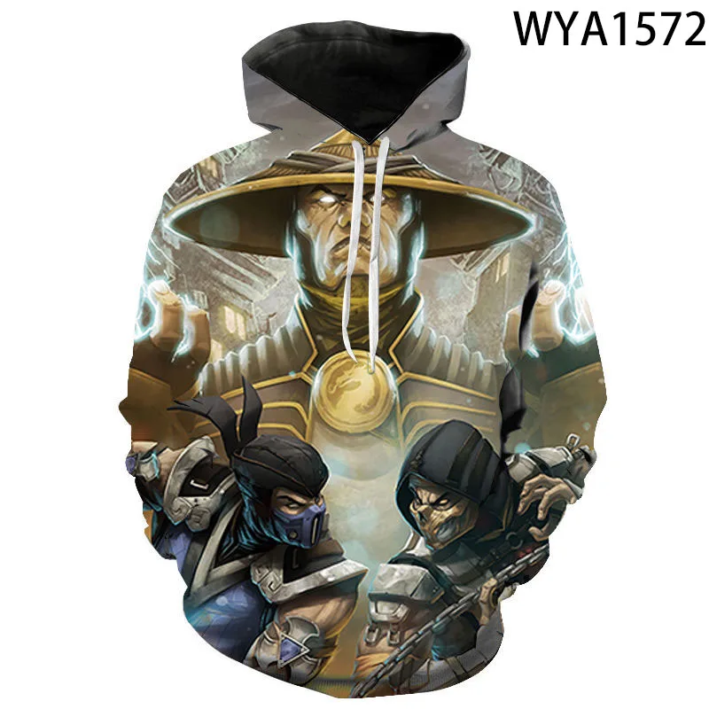 

Spring And Autumn Mortal Kombat Sweatshirts Hoodies 3D Printed Boy Girl Kids Fashion Jacket Men Women Children Hoody Casual Coat