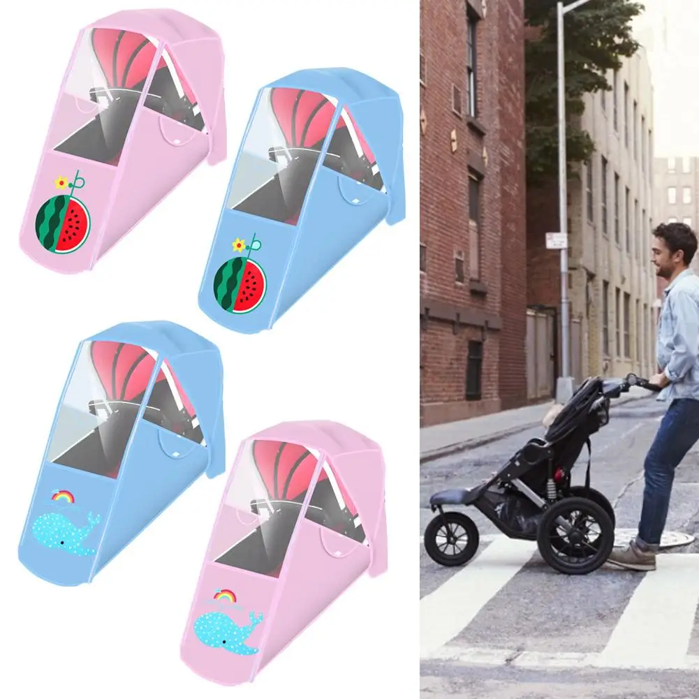 

Stroller Rain Cover Waterproof Windproof Baby Travel Weather Shield Protective Zipper Cover for Protect Babies from Dust Insects