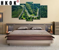 hkok nurburgring track circuit rally 5 panel canvas print wall art poster home decor hd pictures paintings living room no framed