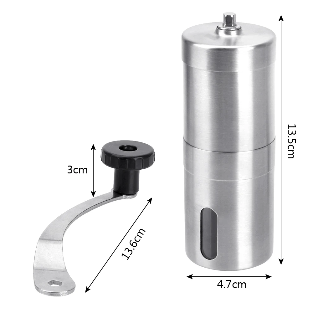 Ручная мини-кофемолка из нержавеющей стали | Дом и сад