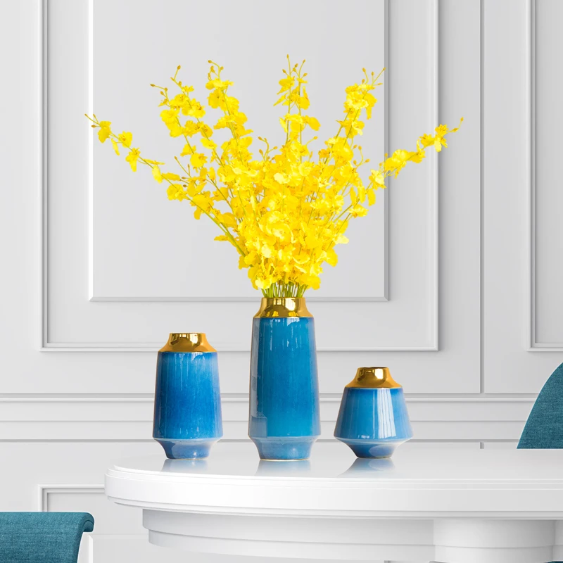 Керамическая ваза в китайском стиле современные скандинавские маленькие