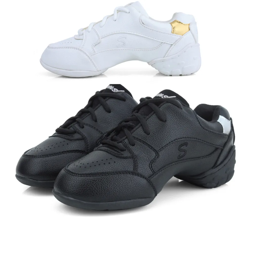 Женские кроссовки из воловьей кожи спортивная обувь для танцев современные