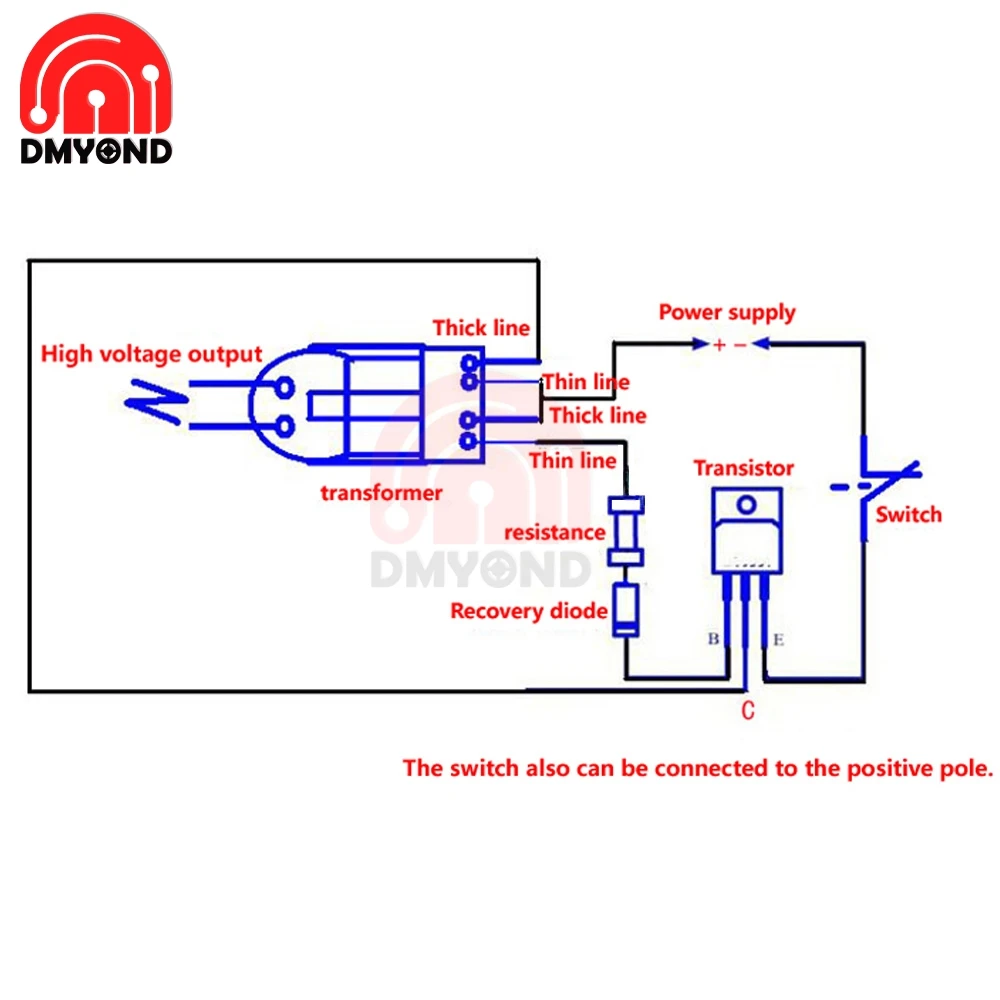 Комплект сделай сам 15 кВ высоковольтный генератор катушки дугового зажигания