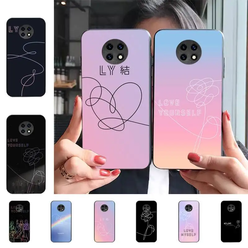 

Love yourself Flower kpop Art Phone Case For Redmi 9 5 S2 K30pro Silicone Fundas for Redmi 8 7 7A note 5 5A Capa