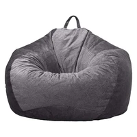 bedroom office home large soft without filling dustproof furniture parts bean bag chair cover adult kids living room washable