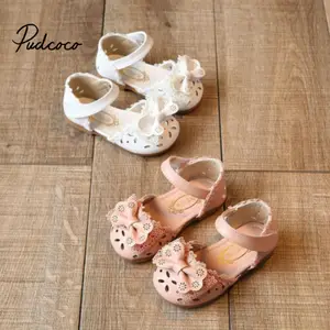 Детская обувь pudcoco, все для девочек, ботинки 2019, детские мокасины с цветочным узором, домашние резиновые детские сандалии, Размер 15-25