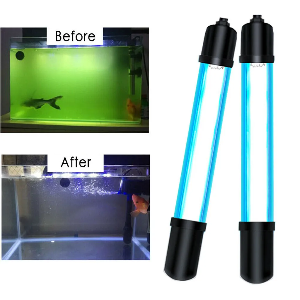 Aquarium UV Sterilizer Light Submersible Water Clean Lamp Fish Tank aquarium filter фильтр для аквариума aqarium #R10 | Дом и
