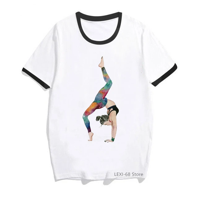 

ZO86 rainbow vogue gymnastics clothes 2020 Ballet dancer tshirt femme 3889