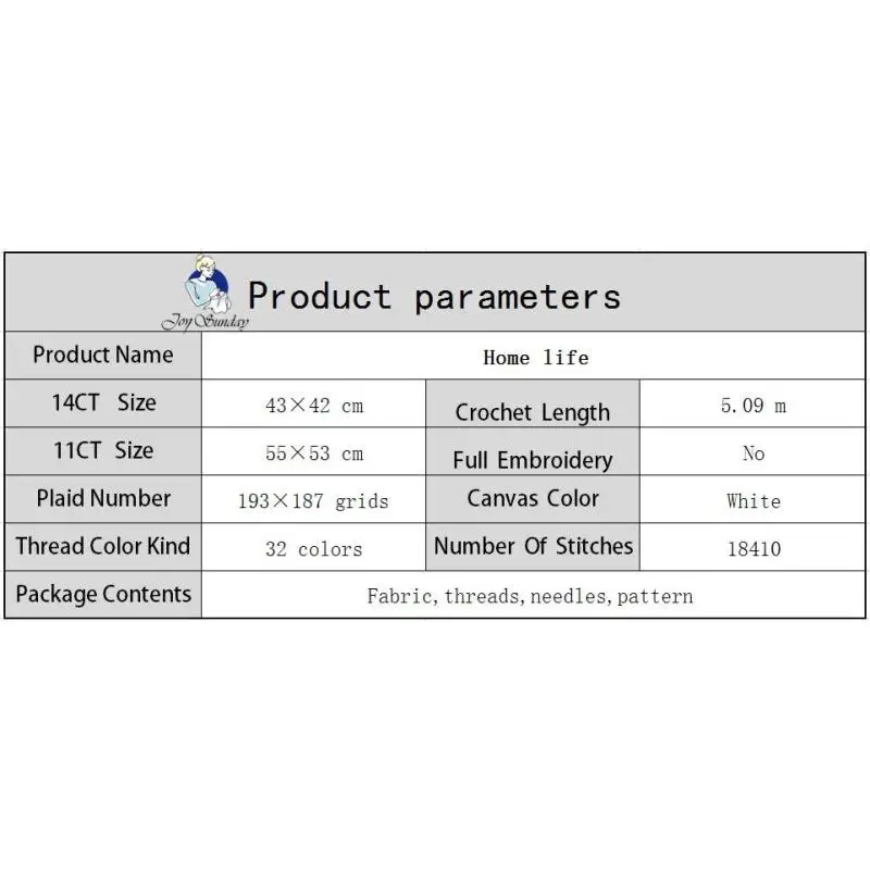 Home life pattern cross stitch 4ct 11ct count print canvas stitching embroidery Chinese cross stitch kit DIY manual needlework 4