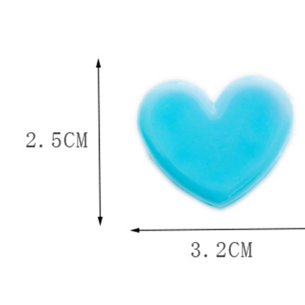 Комплект из 2 предметов любящее сердце Форма пластиковые зажимы для офиса