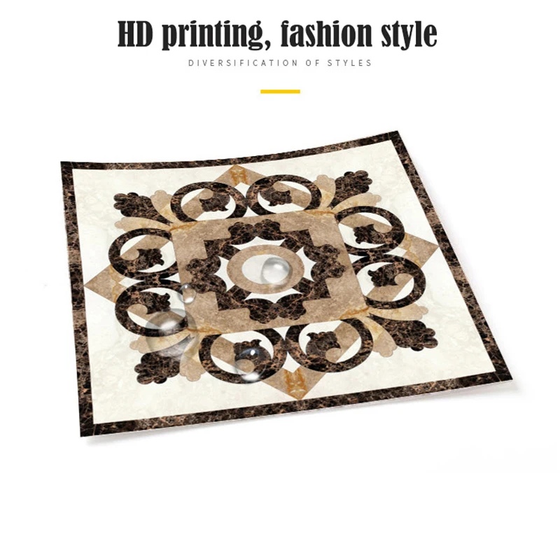 20 шт./компл. самоклеющиеся ПВХ Керамика плитка Стикеры s Водонепроницаемый стены