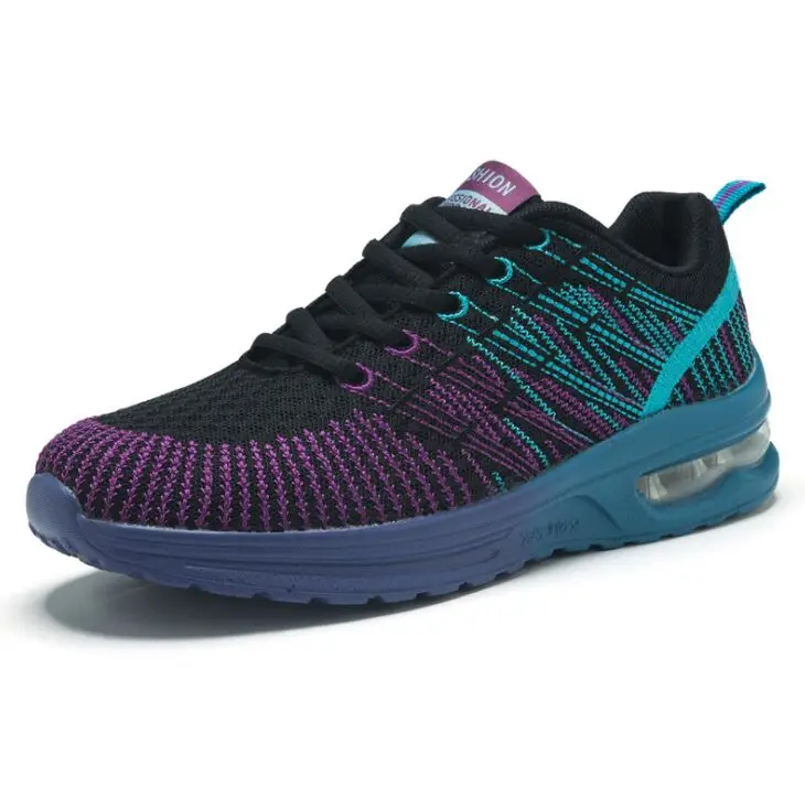 2019 цветные модные весенние повседневные кроссовки из дышащего сетчатого
