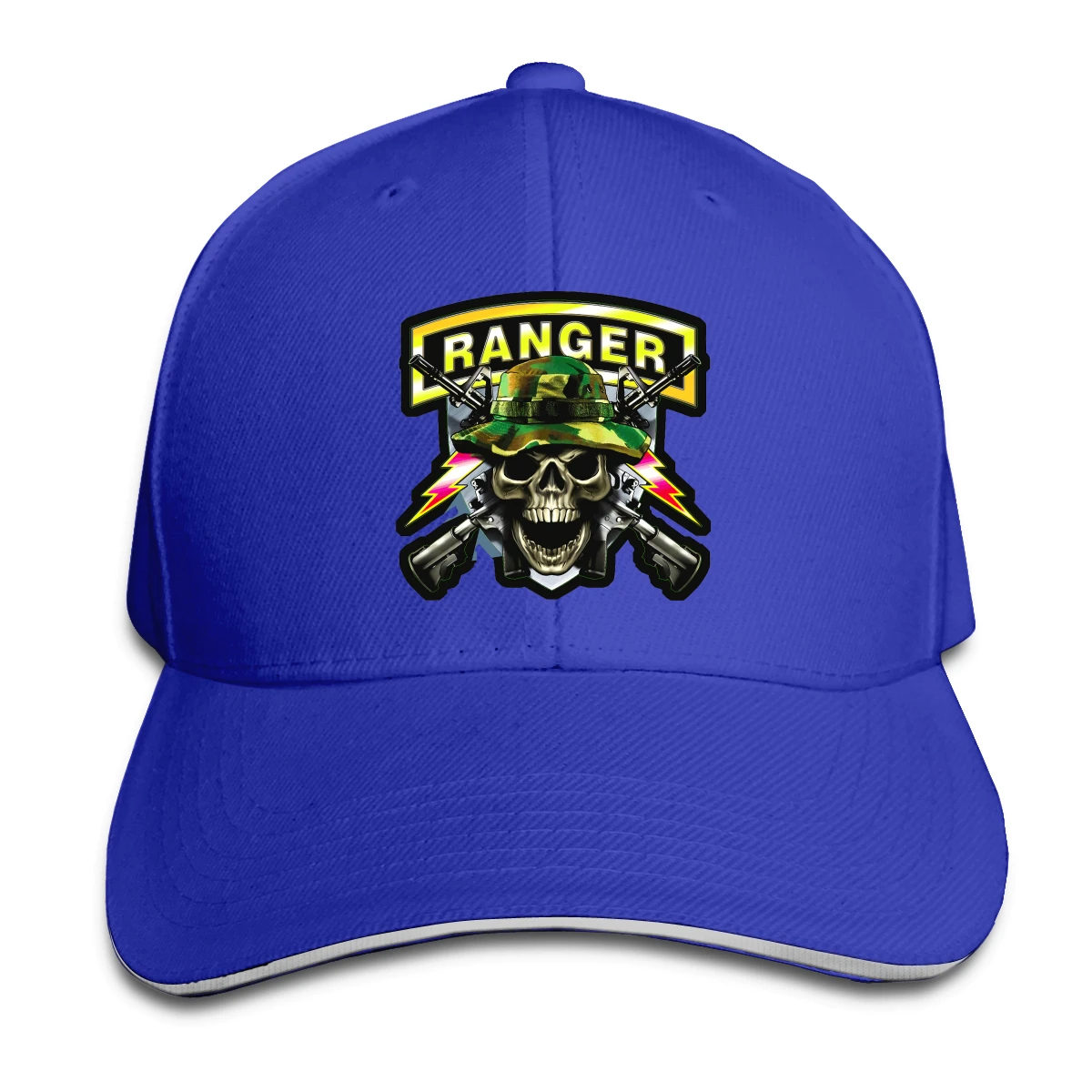 

Army Ranger Skull mans woman's Fashionable breathable Sun Caps
