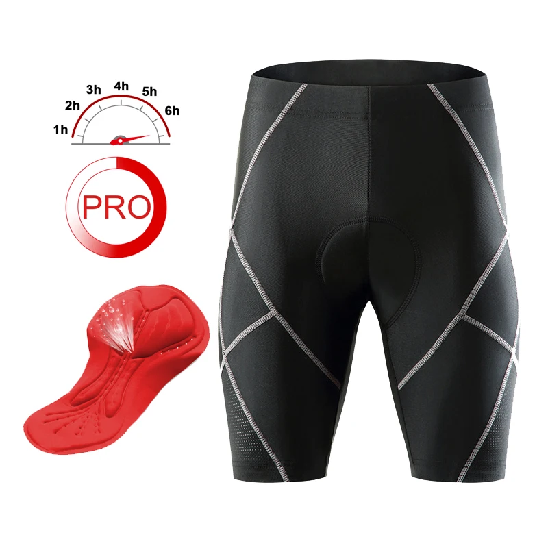 

Cycling shorts Men's Gel Pad Bike short Pants Cool Breathable Cycling Pants Quick Dry BikeTight Pants 6-8 Hour Ride
