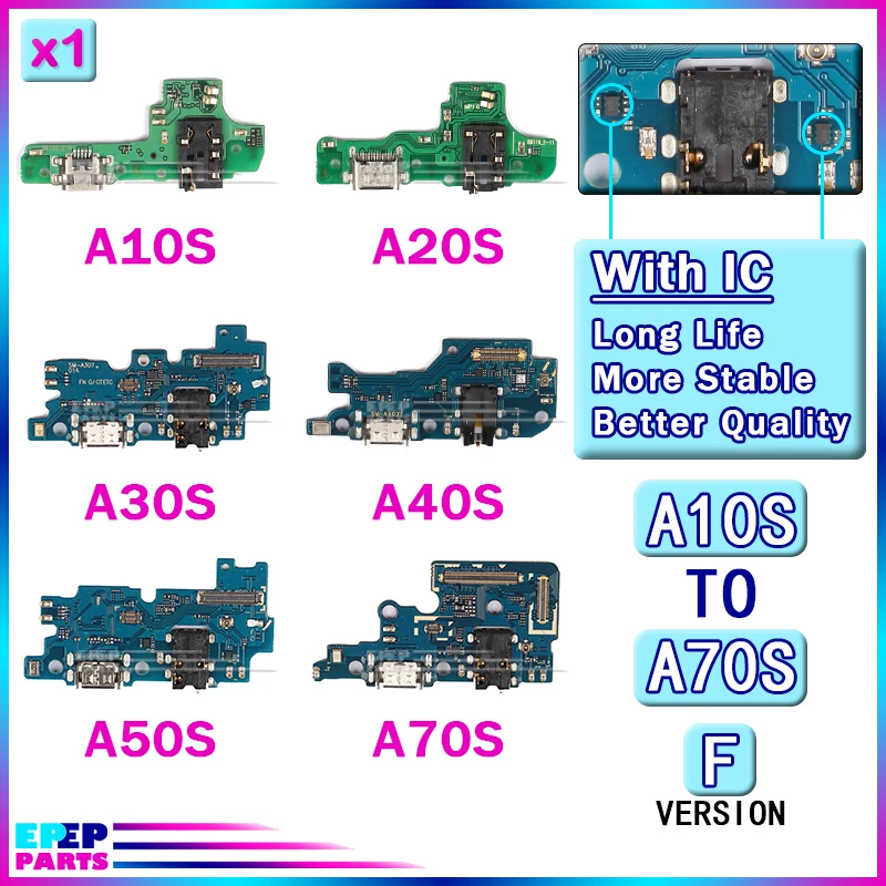 Док станция A307F Micro USB A10S A20S порт зарядного устройства гибкий кабель микрофон A30S A50S