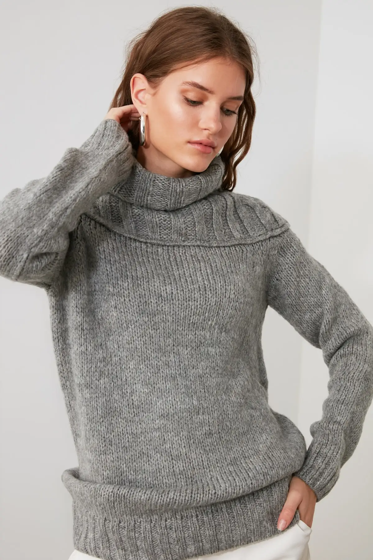 

Trendyol Collar Detailed Knitwear Sweater TWOAW21KZ2221