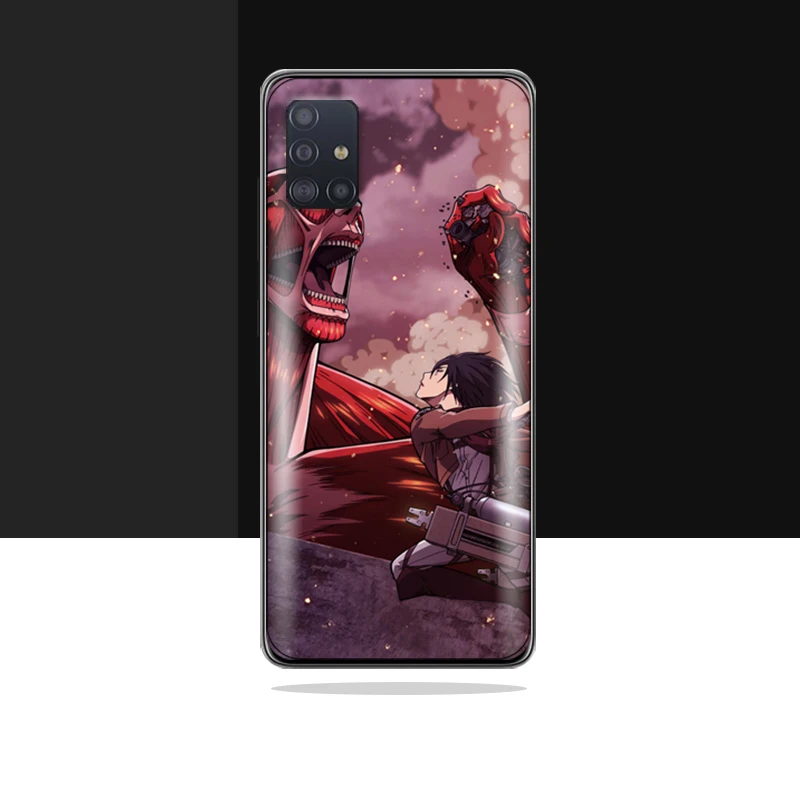 

Attack On Titan Japanese Anime Phone Case For Samsung Galaxy A72 A71 A51 A70 A60 A50 A40 A30S A30 A20E A20 A10 4G Shockproof