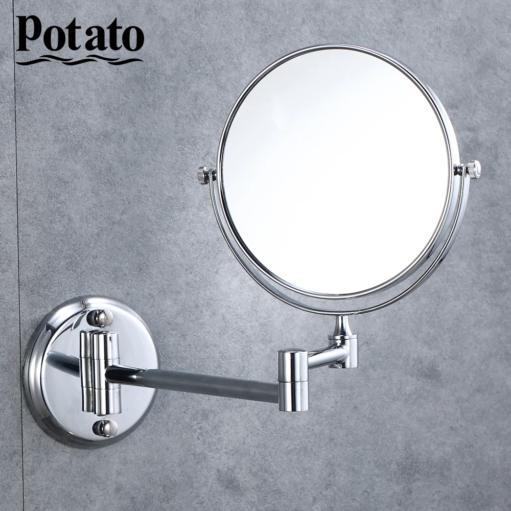 

Wall Magnifying Mirror Extend Double Side Bathroom Makeup Mirror P760-6