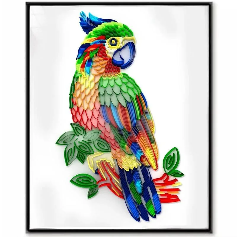 Бумага А4 сделай сам бумага для рисования с попугаями совами набор материалы