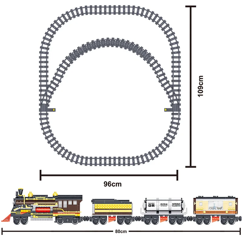 Конструктор Радиоуправляемый Городской железной дороги высокоскоростной поезд