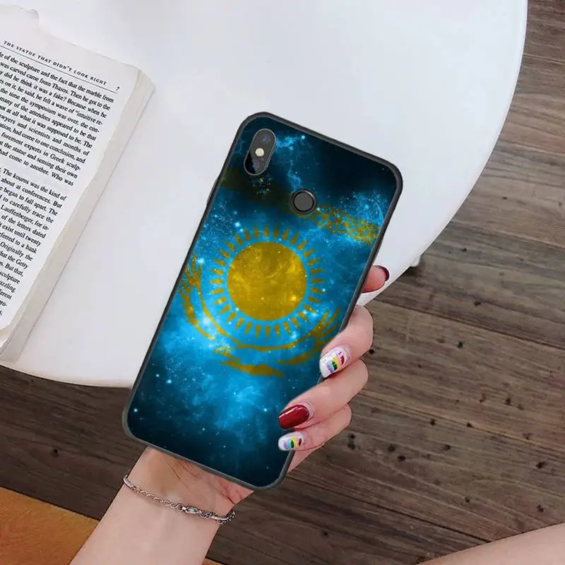 

Kazakhstan flag Phone Case For Xiaomi Redmi note 7 8 9 t k30 max3 9 s 10 pro lite