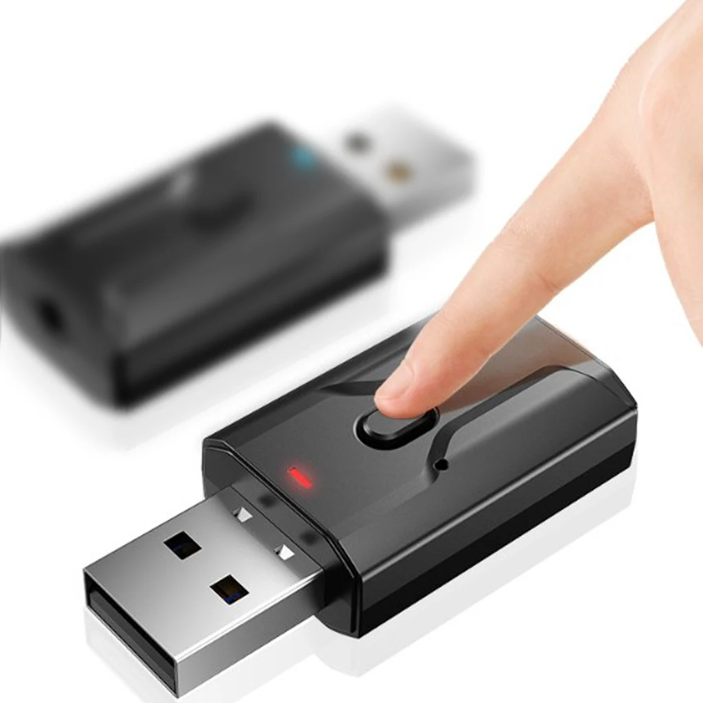 

USB Bluetooth Audio Receiver Home Music Stereo Bluetooth Dongle 2 IN1