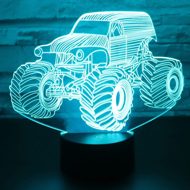 Светодиодный ночник 3D в комплекте с 7 цветсветильник светильник для украшения