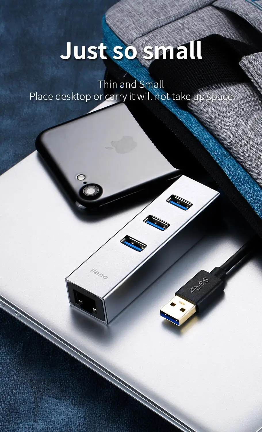 USB разветвитель LLANO высокоскоростной для MAC/Xiaomi/ноутбука/компьютера|USB-хабы| |