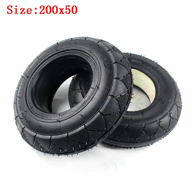 

200x50 Mobility Scooter Wheelchair White or Black Solid Tyre 8 Inch Foam Filled Tire for Razor E100 E125 E200 Scooter Vapo