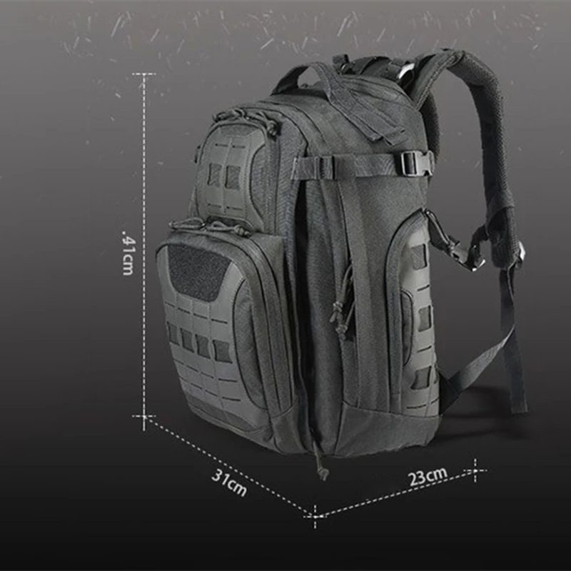 Армейский тактический рюкзак для фанатов 42 л износостойкий нейлоновый 600D с