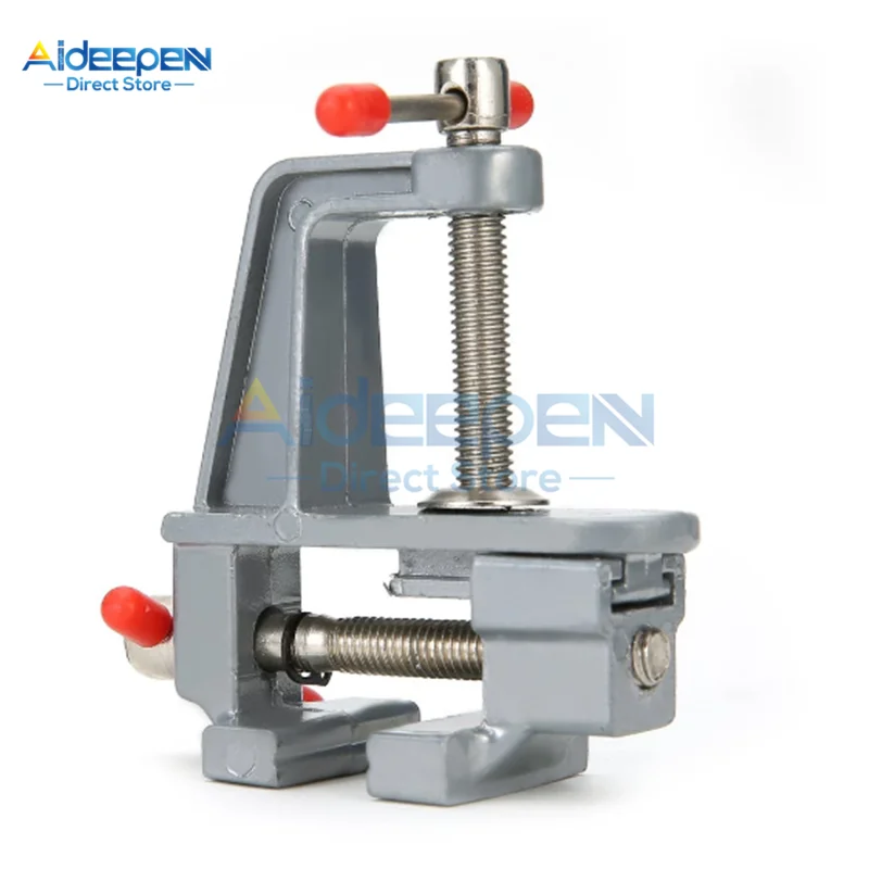 

2021 New 3.5" Aluminum Miniature Small Jewelers Hobby Clamp On Table Bench Vise Mini Tool Vice