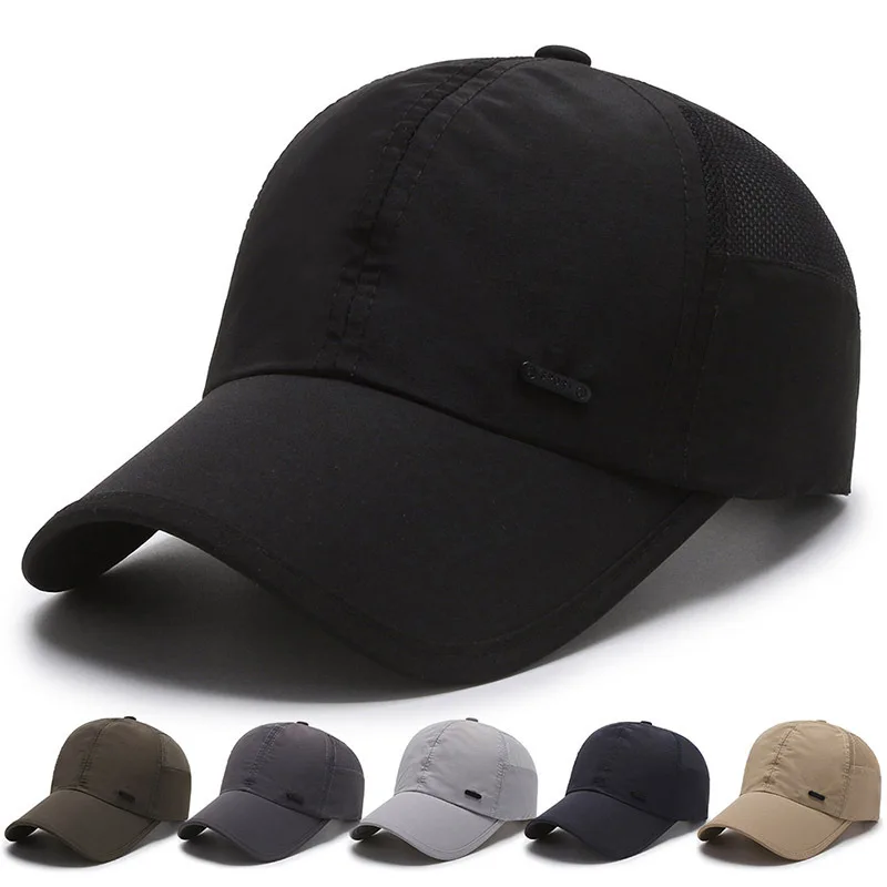 

Women Men Hat Curved Sun Visor Light Board Solid Color Baseball Cap Men Outdoor Sun Hat Adjustable Sports Caps in SummerD 1031