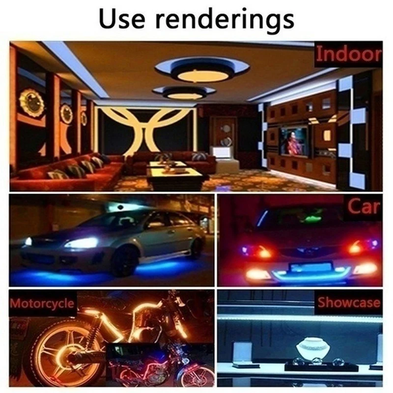

2835 RGB LED Flexible Strip Lights Dimmable USB Waterproof LED Light Strip IP65