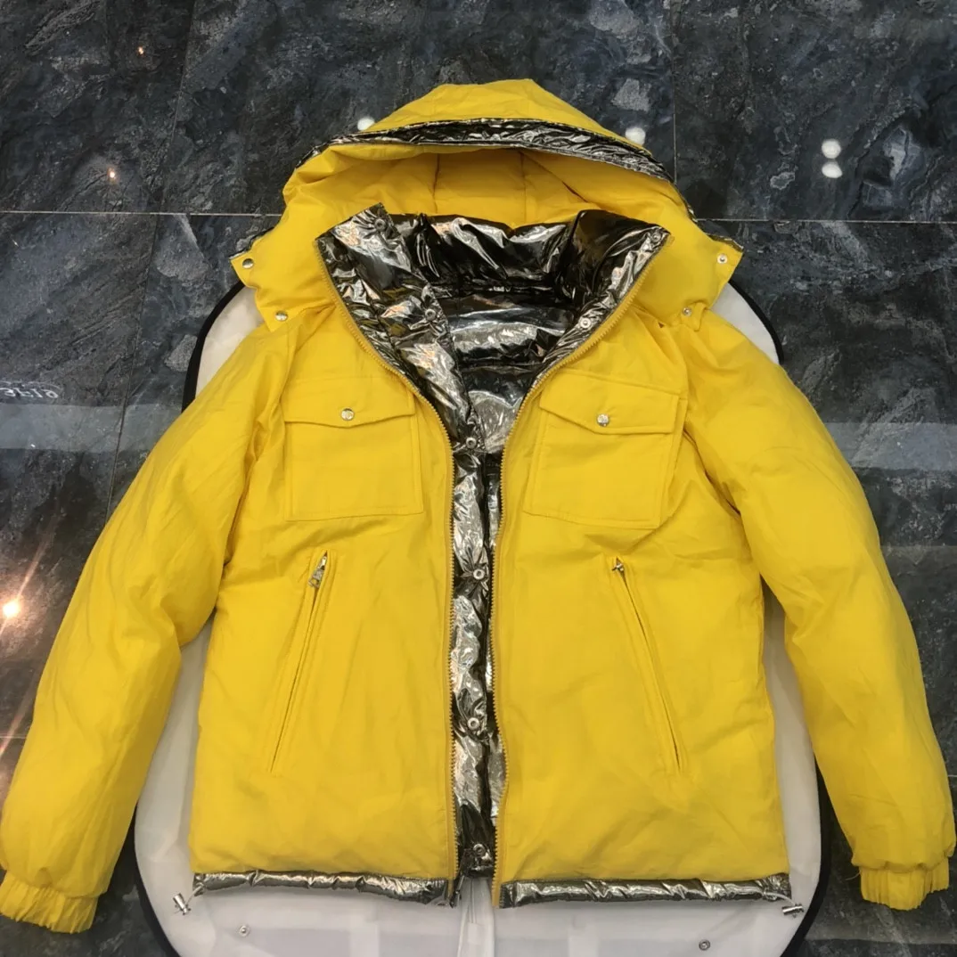 

Мужской зимний пуховик 2021, может использоваться с обеих сторон, со съемной шапкой и длинными рукавами, повседневное пальто унисекс для пар, ...