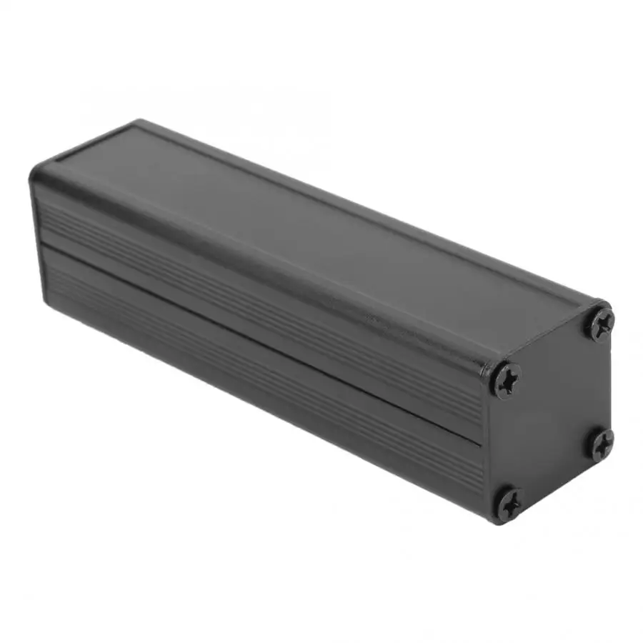 GPRS алюминиевая коробка 25*25*90 мм алюминиевый корпус для охлаждения Сплит Тип Электронный DIY для инструментов корпус провода разъем