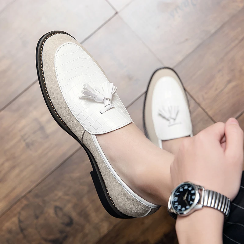

Loafers Men Shoes Italian Leather Shoes Lether Mens Fashion For Men Men's Moccasins Loafers Casual Man Luxury Stylish Male