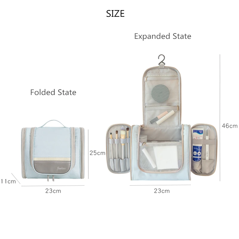 Косметичка косметичка органайзер для путешествий водонепроницаемая подвесная