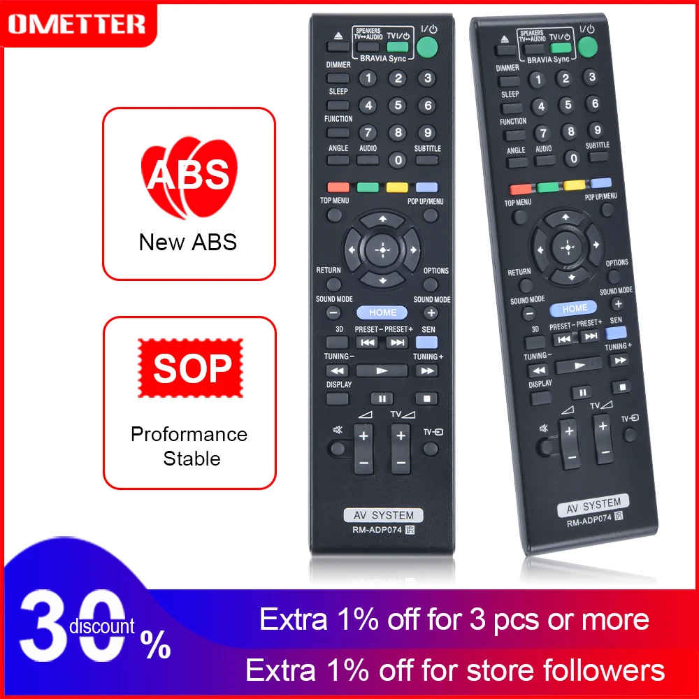 Для Sony RM-ADP074 ADP073 BDV-E290 BDV-N990W BDV-N995W BDV-E190 HBD-N990W HBD-N995W Blu-Ray дома Театр Системы |