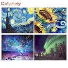GATYZTORY 5D алмазная живопись, полная картина, искусственная мозаика, живописный Ван Гог, вышивка крестиком, стразы, Настенный декор