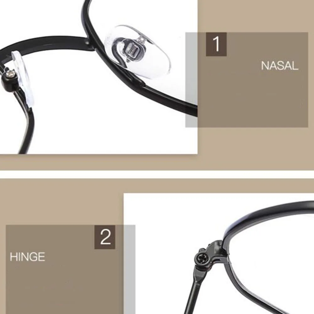 Необычные винтажные прозрачные линзы женские очки Nerd в духе гиков металлическая