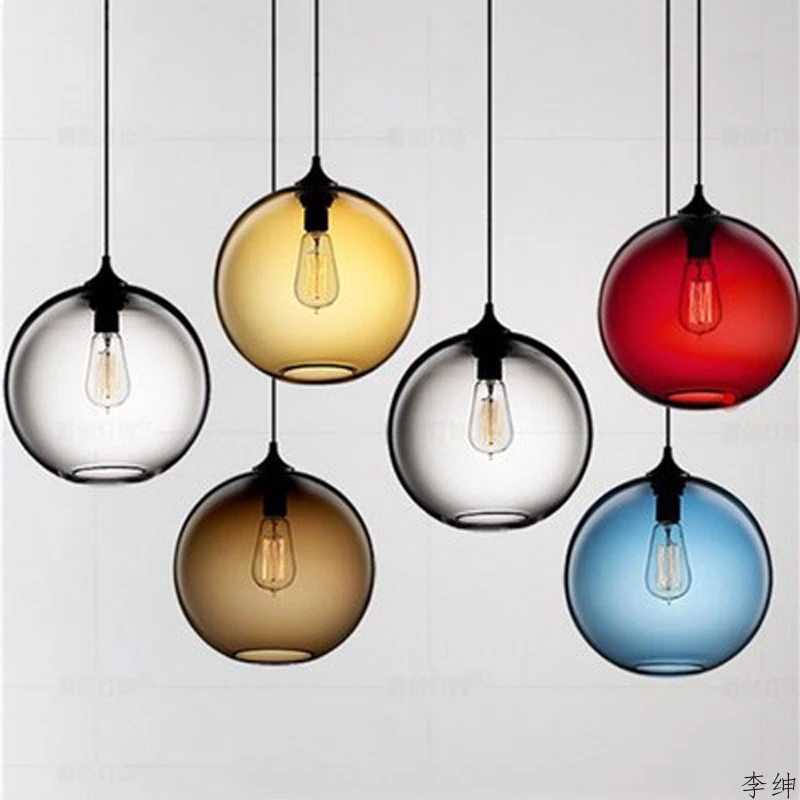 

Подвесные светильники, стеклянные, в стиле лофт