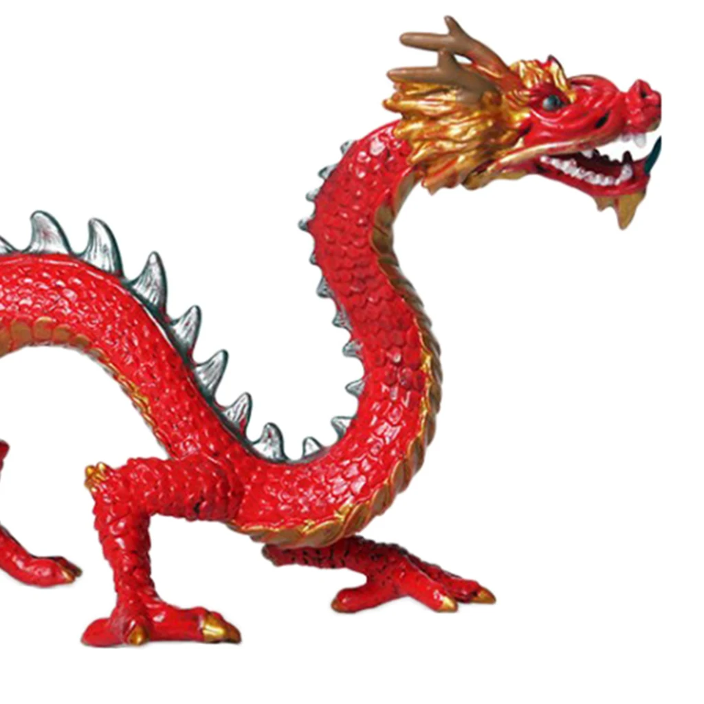 

Simulation Chinese Dragon Plastic Realistic Animal Model Toy Birthday Gift