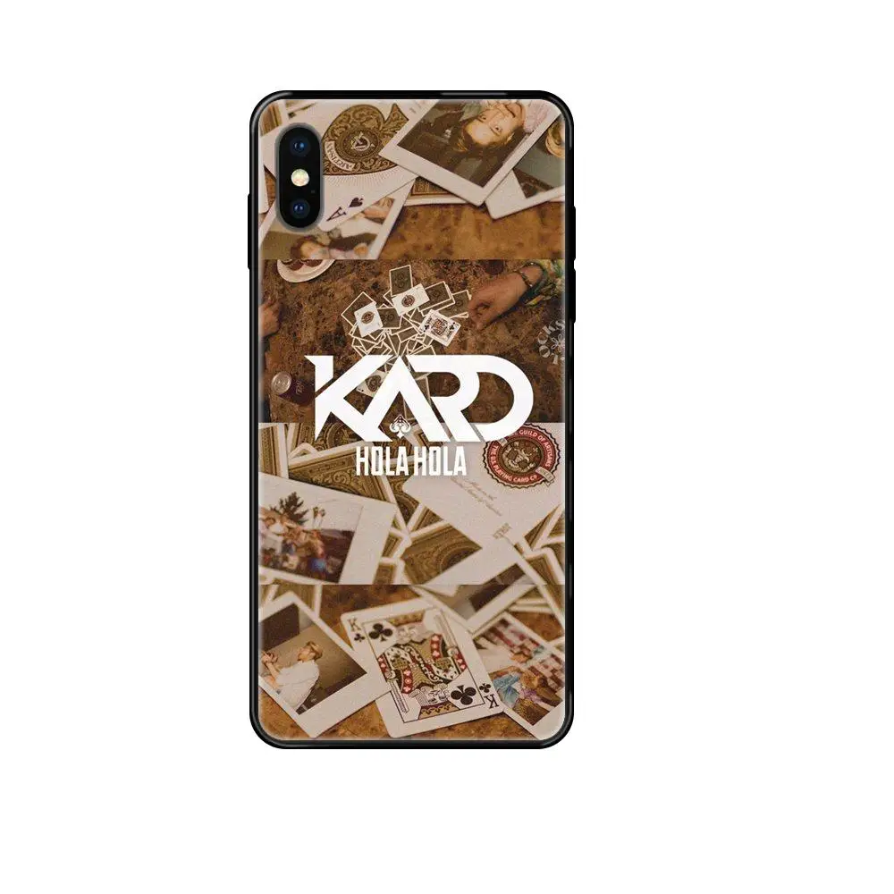 Для Redmi Note 4 5 5A 6 7 8 8T 9 9S Pro Max черный мягкий ТПУ новый стиль уникальный Корея Kpop K.a.r.d