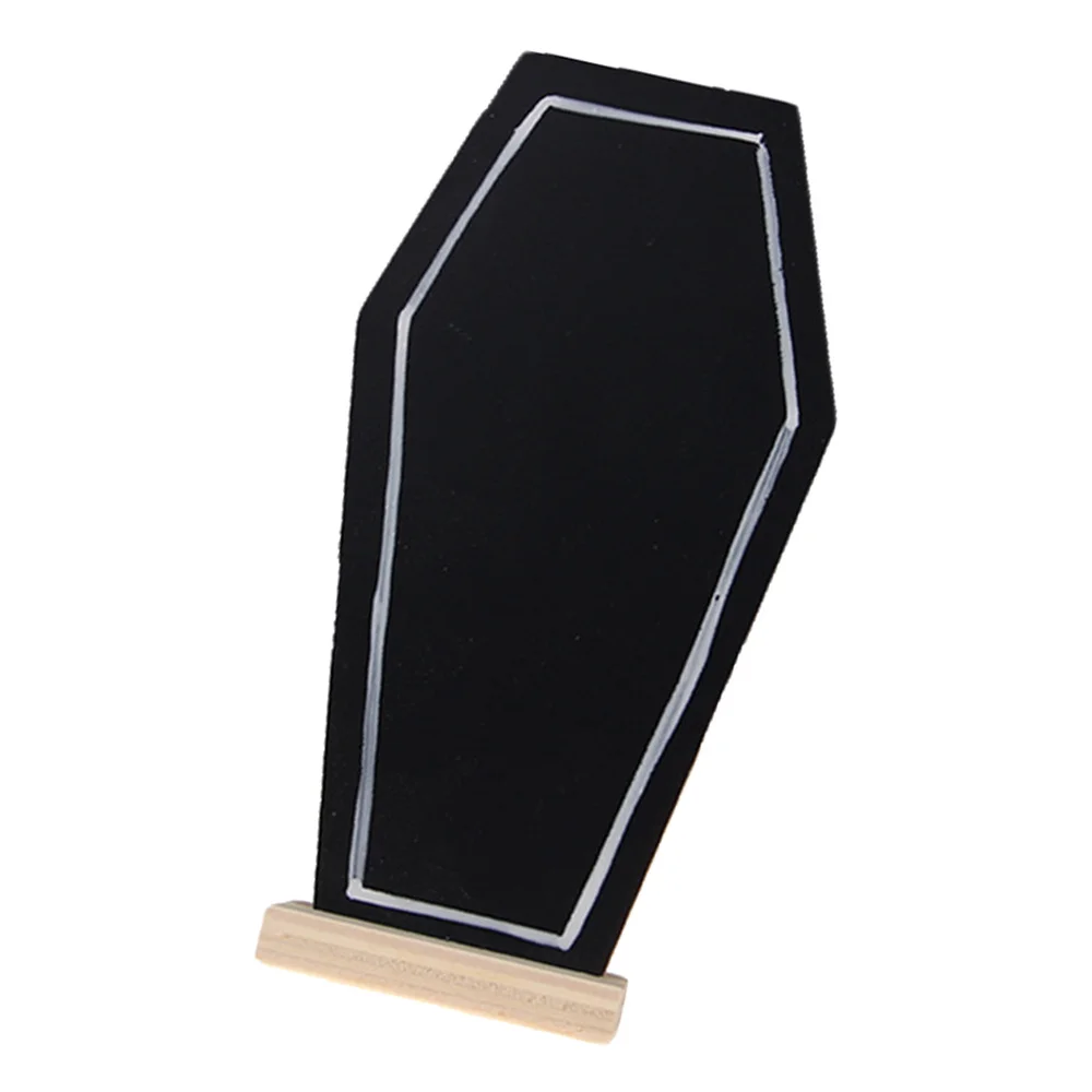 

Tombstone Shape Mini Blackboard Decorative Message Board Vertical Chalkboard for Home Bar