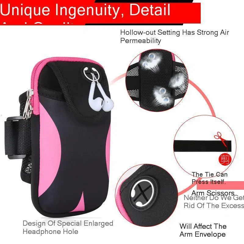 Sports Running Armband Bag Case Cover armband Universal Waterproof Sport bag for iPhone 11 6.5&quot Outdoor phone Arm |